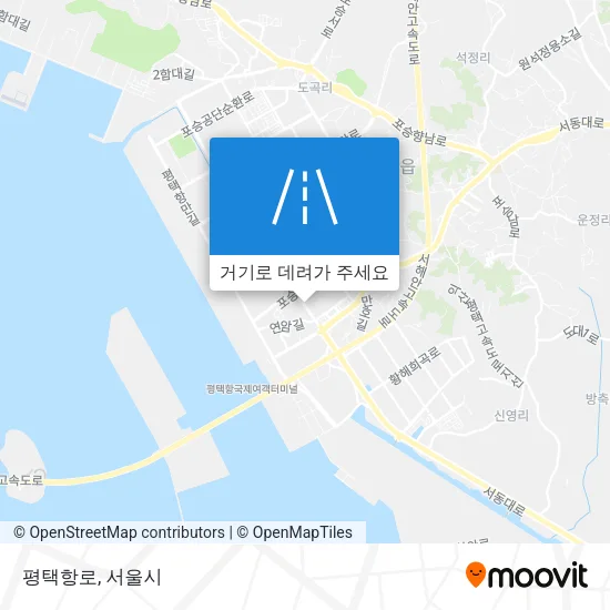 평택항로 지도