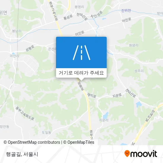 행골길 지도
