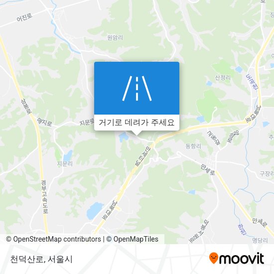 천덕산로 지도
