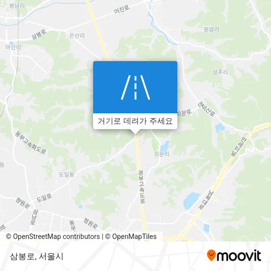 삼봉로 지도