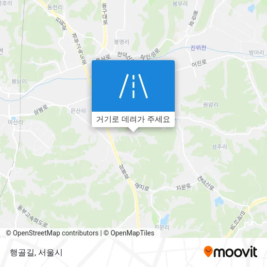행골길 지도