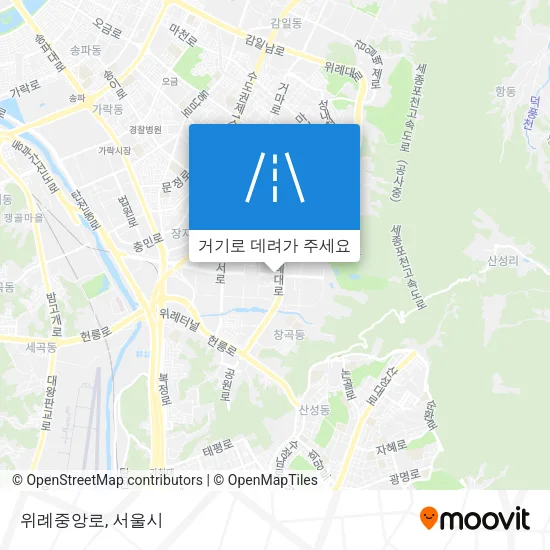 위례중앙로 지도