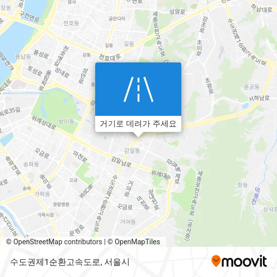 수도권제1순환고속도로 지도