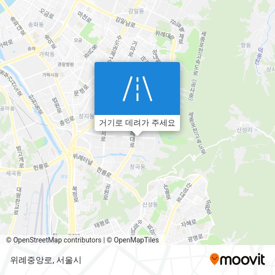 위례중앙로 지도