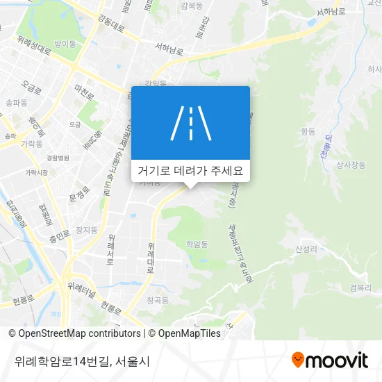 위례학암로14번길 지도
