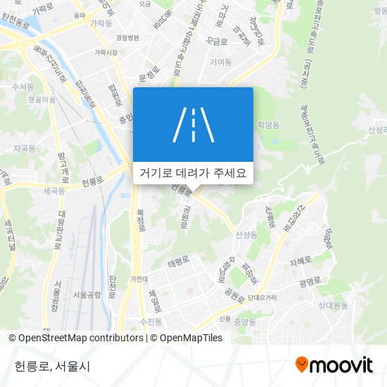 헌릉로 지도