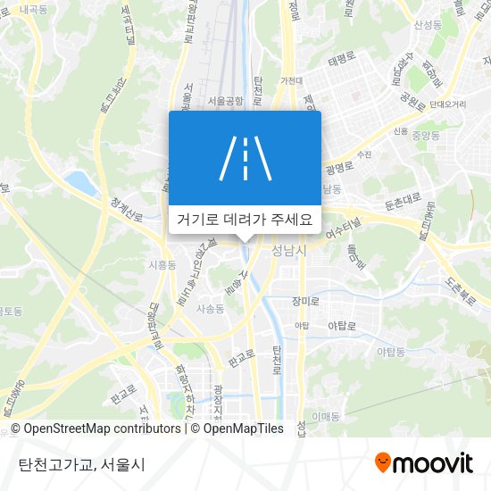 탄천고가교 지도