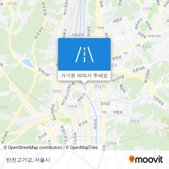 탄천고가교 지도