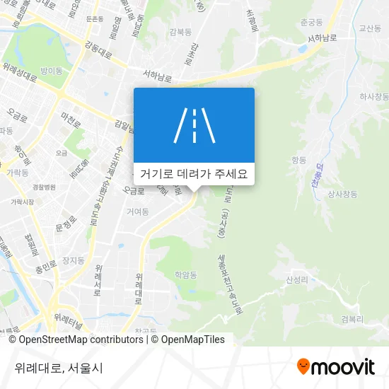 위례대로 지도