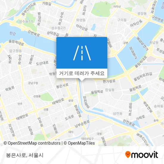 봉은사로 지도