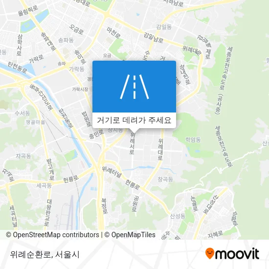 위례순환로 지도