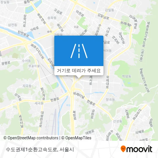 수도권제1순환고속도로 지도