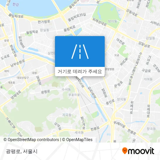 광평로 지도