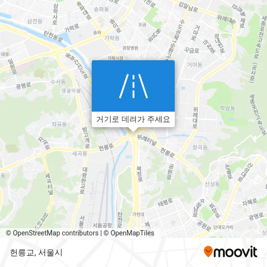 헌릉교 지도