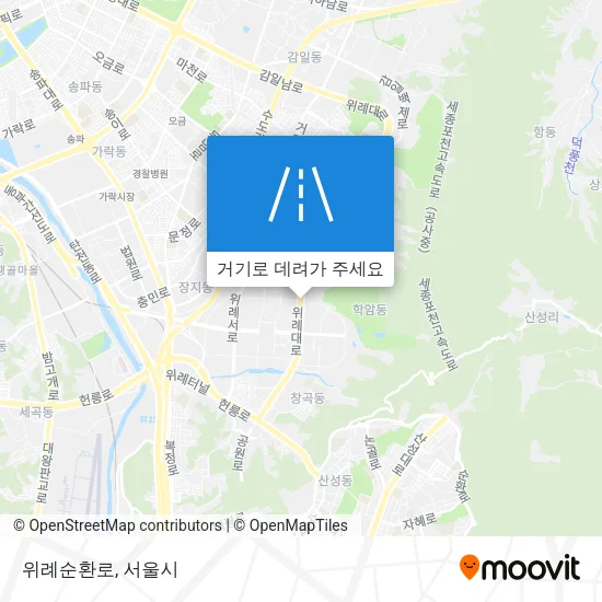 위례순환로 지도