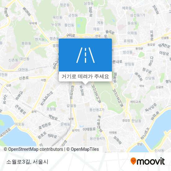 소월로3길 지도
