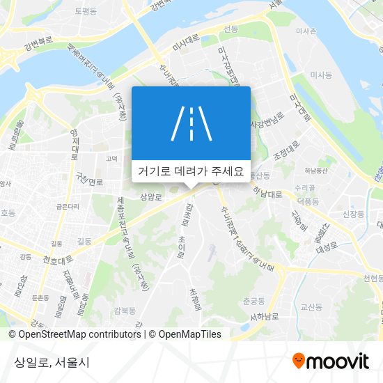 상일로 지도