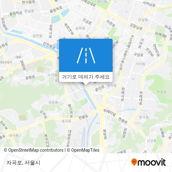 자곡로 지도
