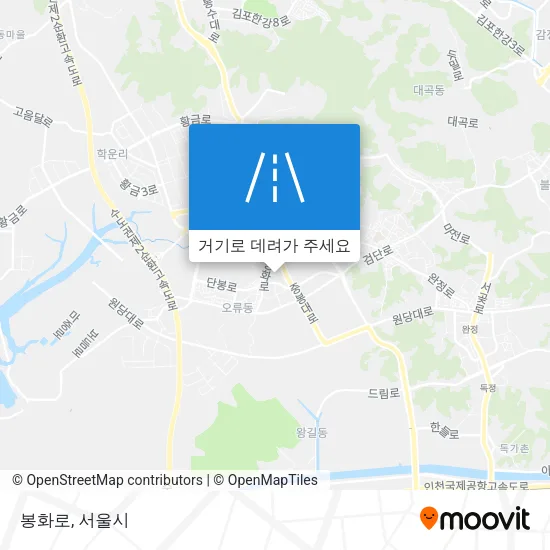 봉화로 지도