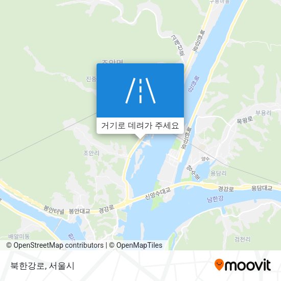 북한강로 지도