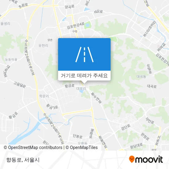향동로 지도