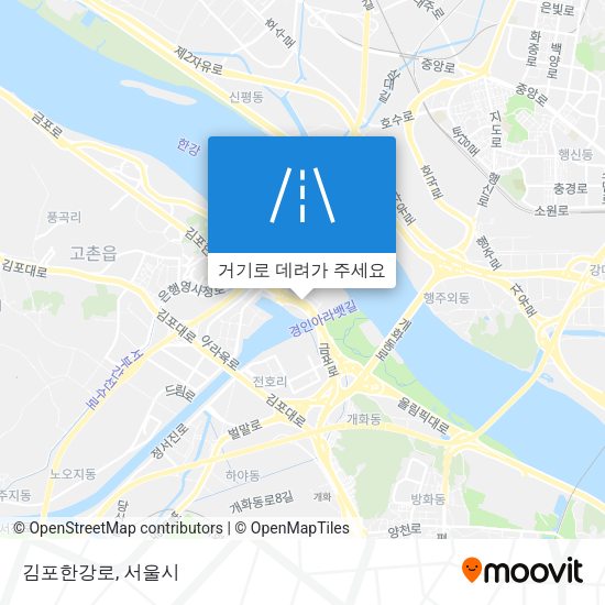김포한강로 지도