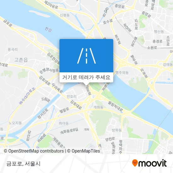 금포로 지도