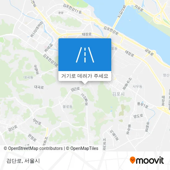 검단로 지도