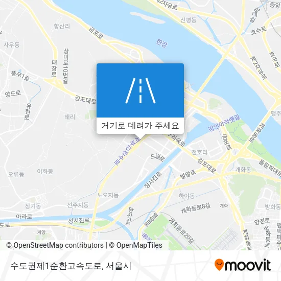수도권제1순환고속도로 지도