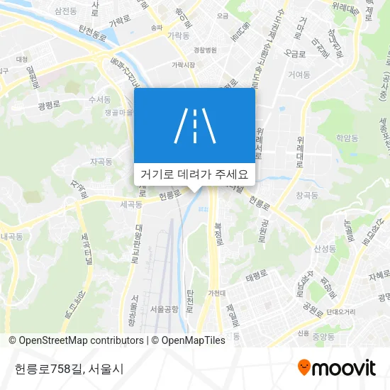 헌릉로758길 지도