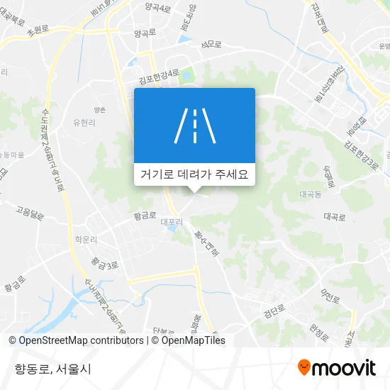 향동로 지도