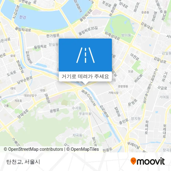 탄천교 지도