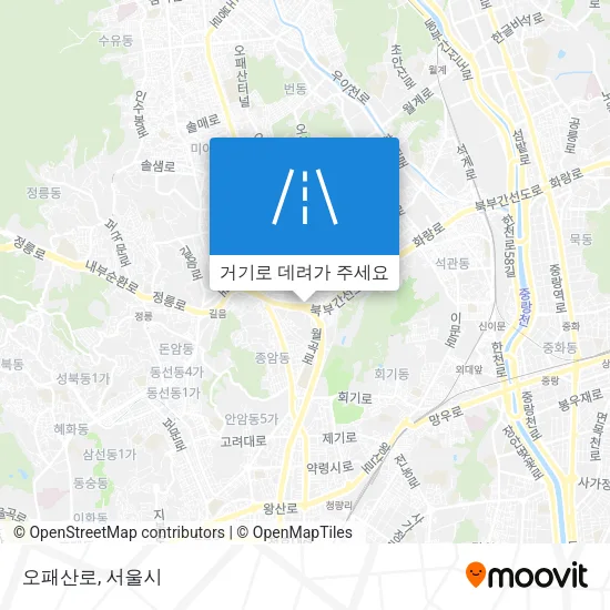 오패산로 지도