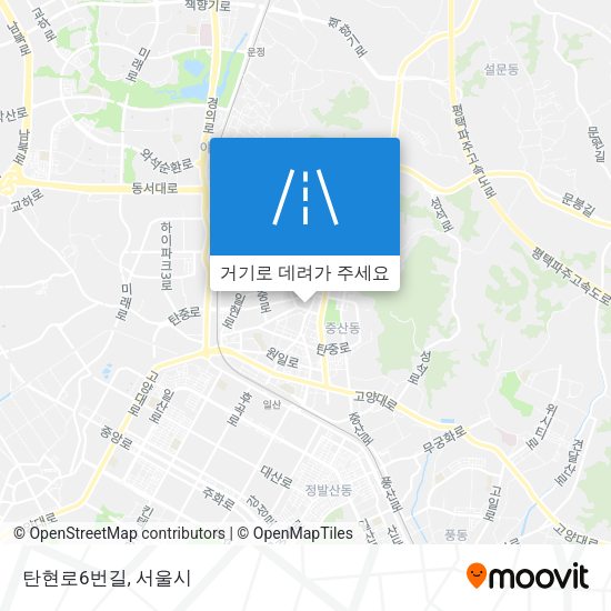 탄현로6번길 지도