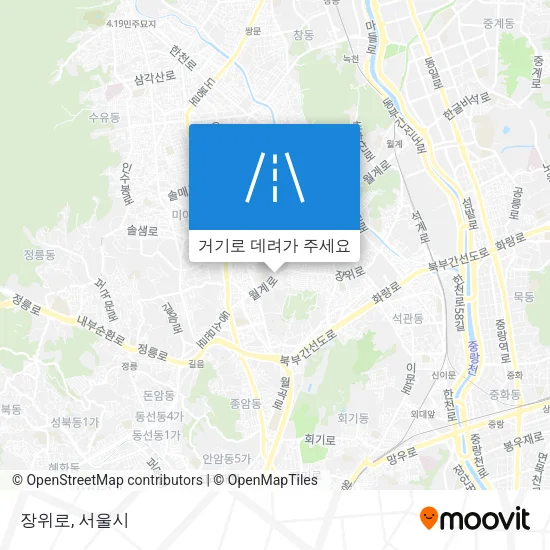 장위로 지도