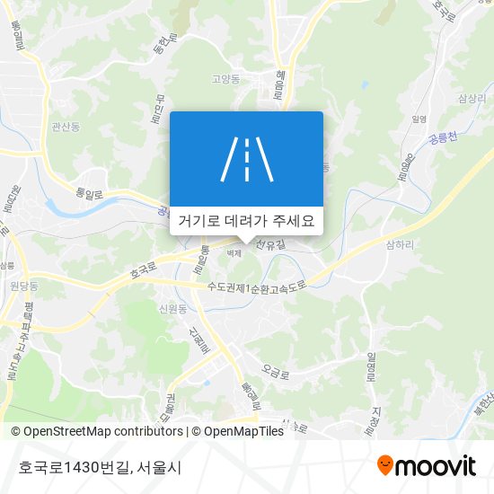 호국로1430번길 지도