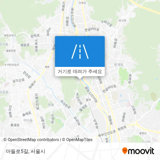마들로5길 지도