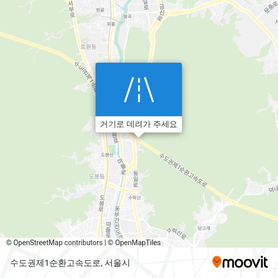 수도권제1순환고속도로 지도