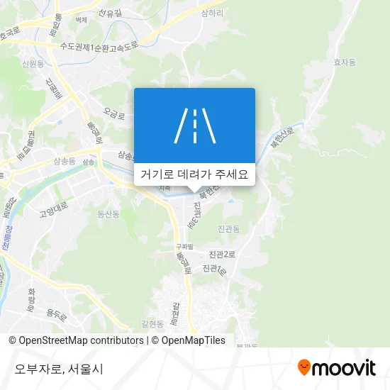 오부자로 지도