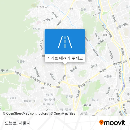 도봉로 지도