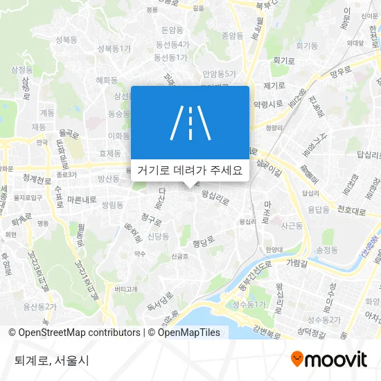 퇴계로 지도