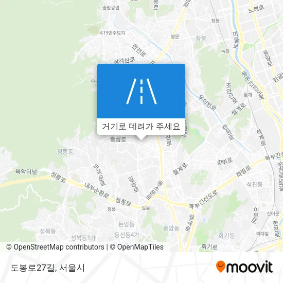 도봉로27길 지도