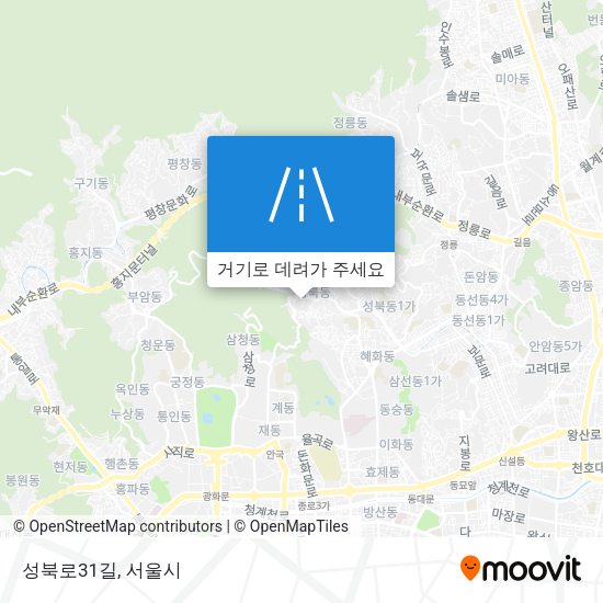 성북로31길 지도