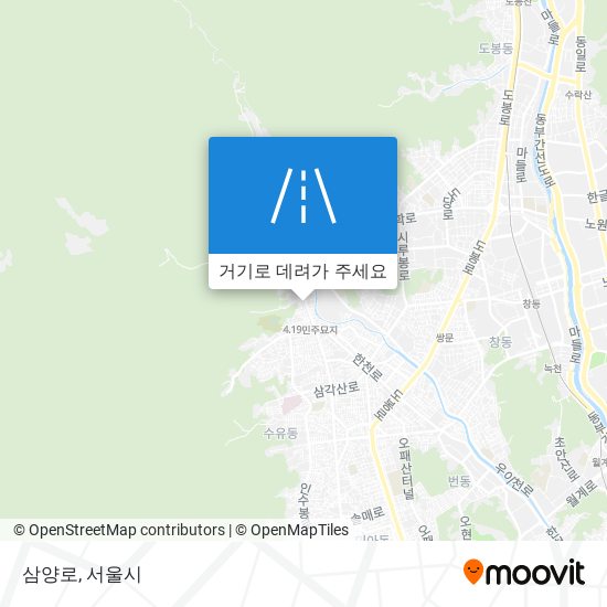 삼양로 지도