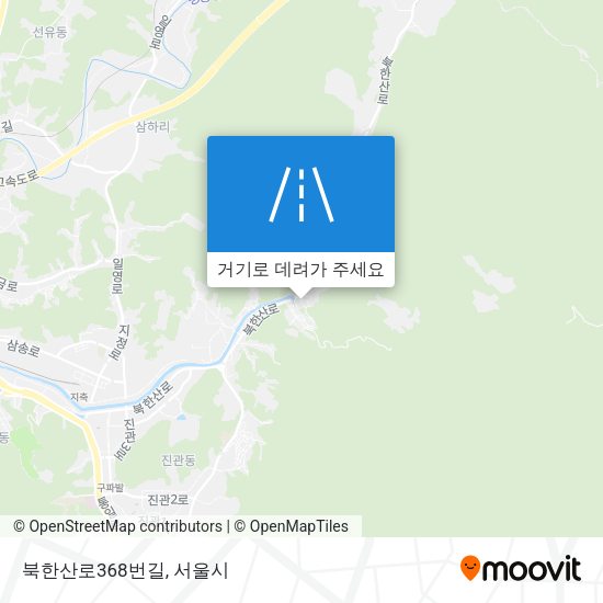 북한산로368번길 지도