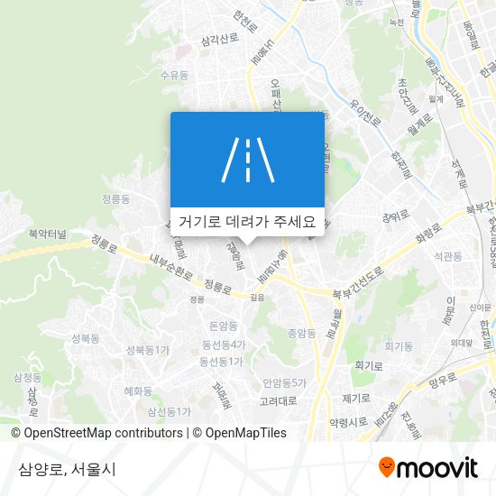 삼양로 지도