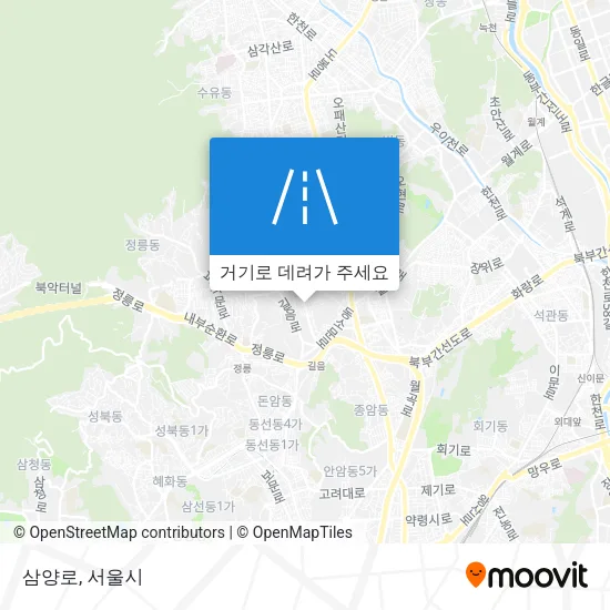 삼양로 지도