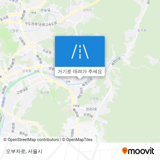 오부자로 지도