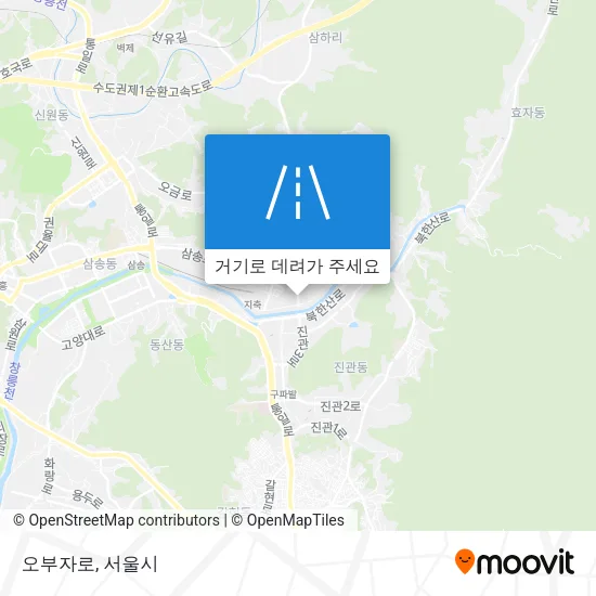 오부자로 지도