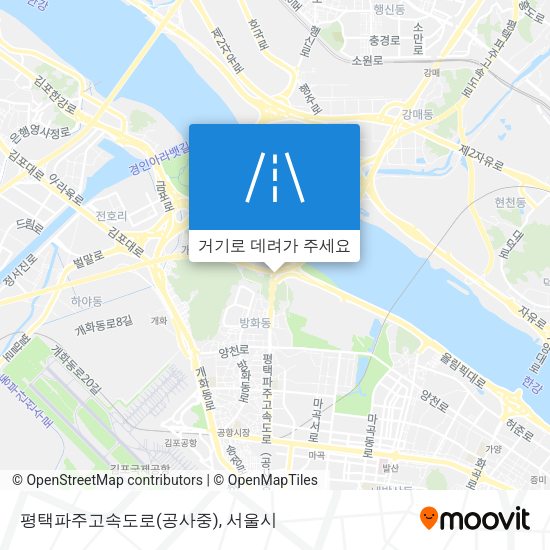 평택파주고속도로(공사중) 지도